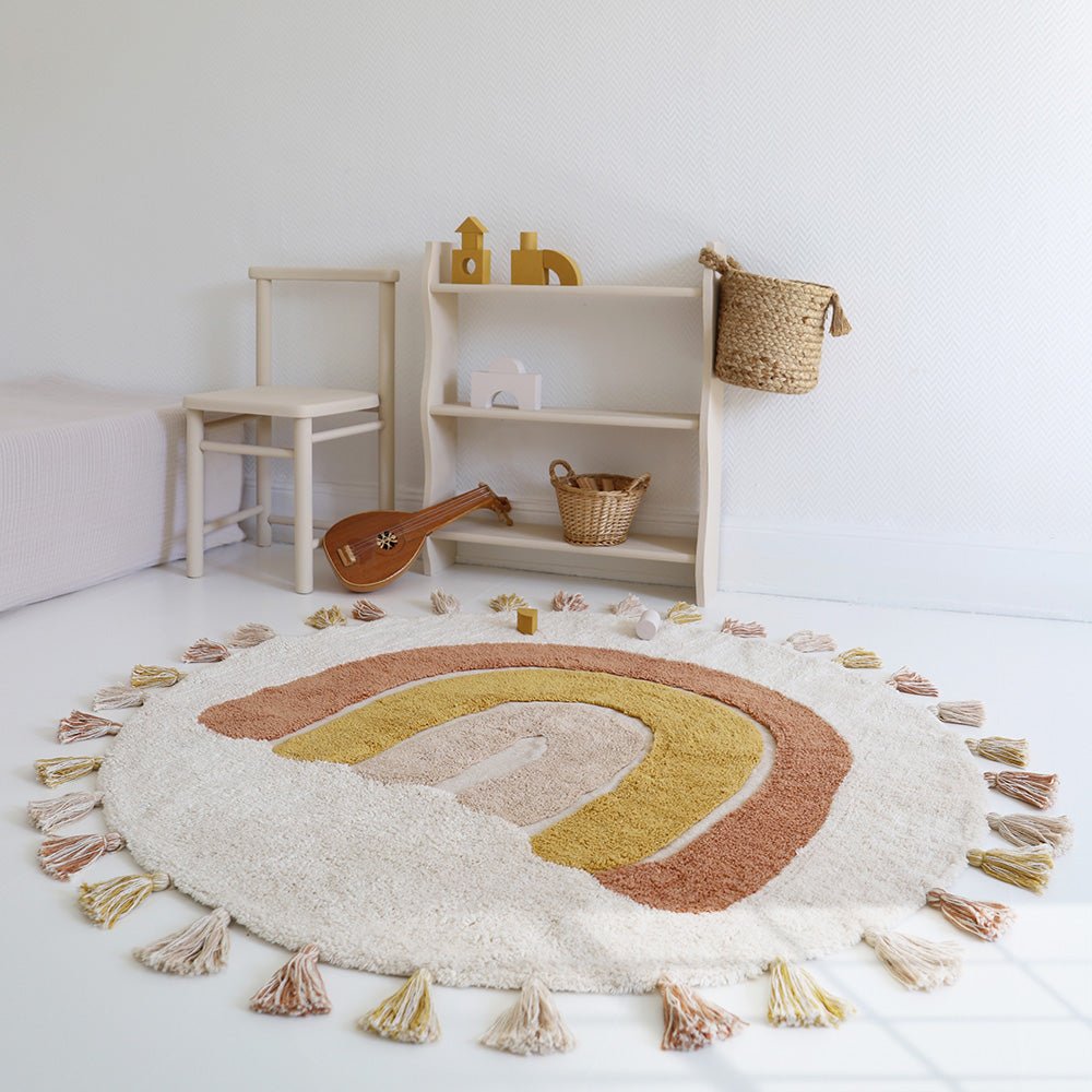 Alfombra Algodón Lavable Rainbow Tofee - Nanetes